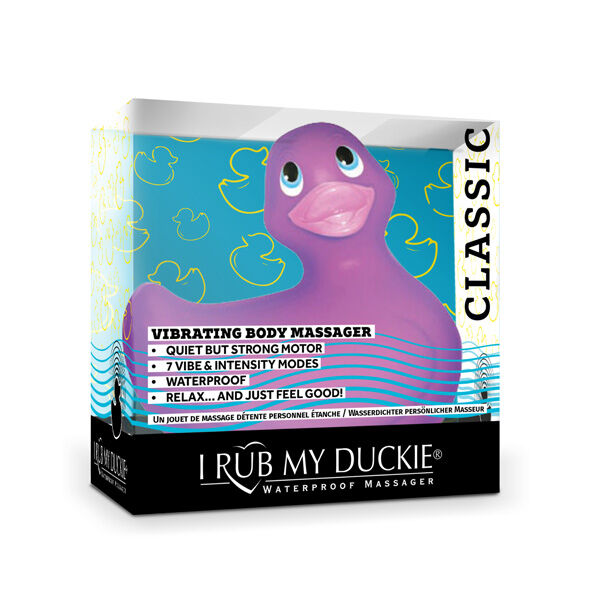 Big Tease Toys - I Rub My Duckie Classic Vibrating Duck Roxo