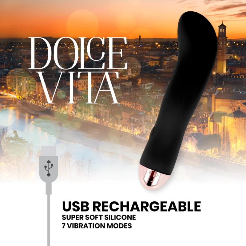 VIBRADOR RECARGÁVEL DOIS 7 VELOCIDADES - Sex Shop Sexy