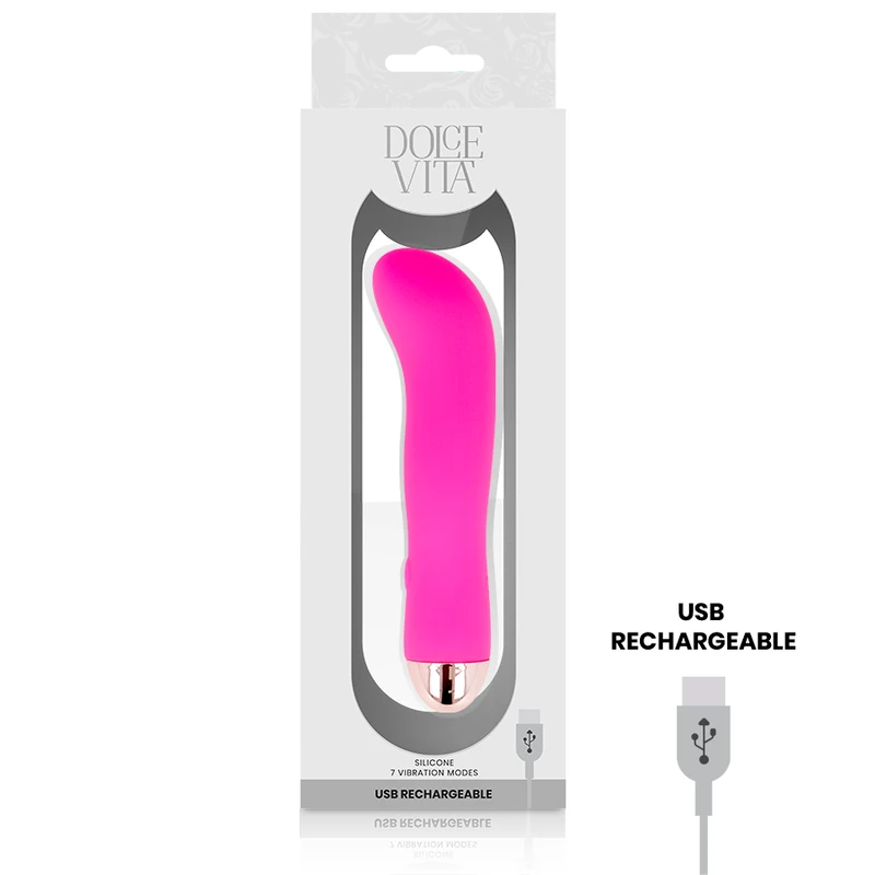 VIBRADOR RECARGÁVEL DOIS 7 VELOCIDADES - Sex Shop Sexy