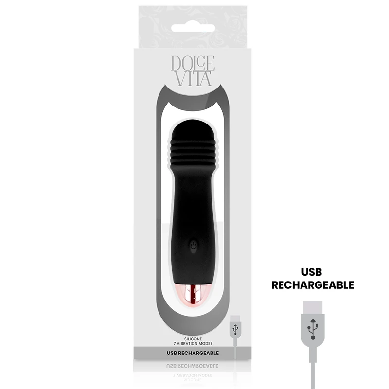 VIBRADOR RECARGÁVEL TRÊS 7 VELOCIDADES - Sex Shop Sexy