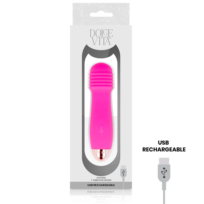 VIBRADOR RECARGÁVEL TRÊS 7 VELOCIDADES - Sex Shop Sexy