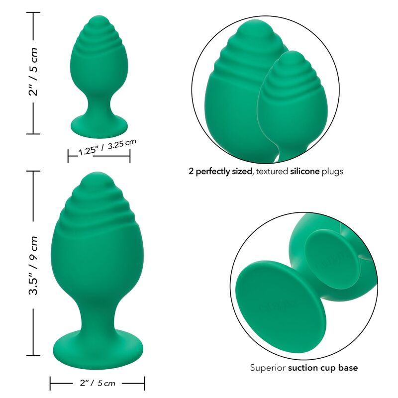 CALEXOTICS - CHEEKY PLUGS ANAIS VERDE