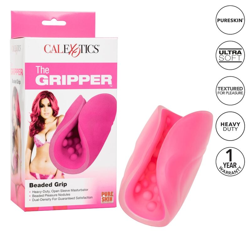 CALEXOTICS - BEADED GRIP MASTURBADOR TEXTURIZADO