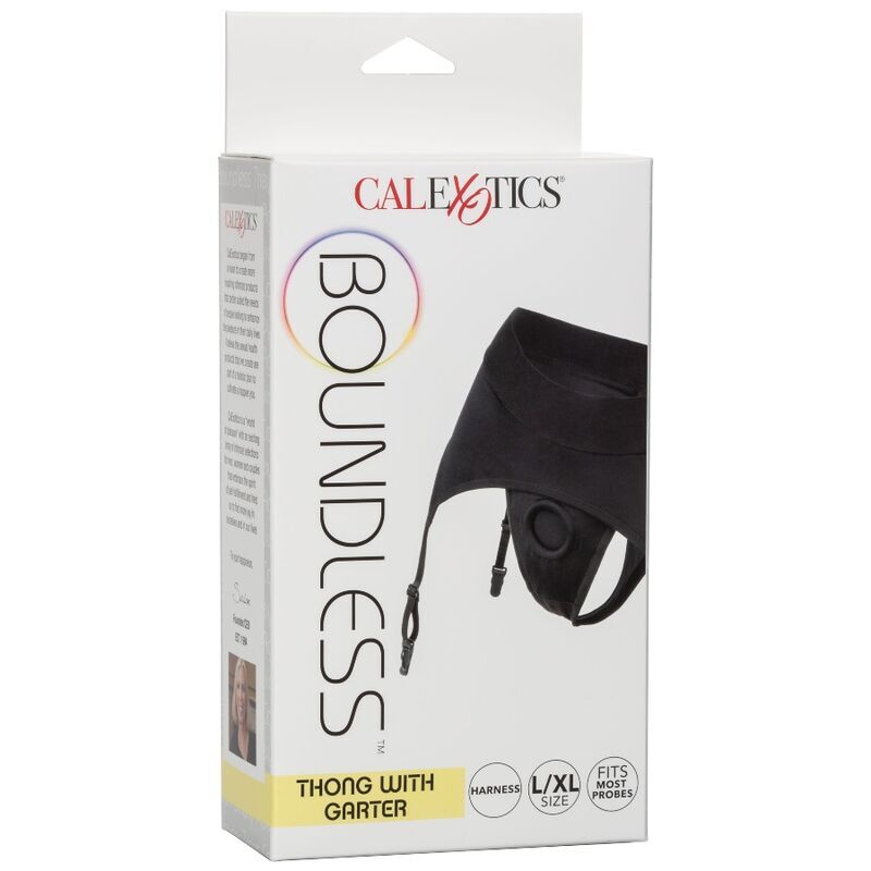 CALEXOTICS - BOUNDLESS ARNÊS TANGA COM LIGAS L/XL