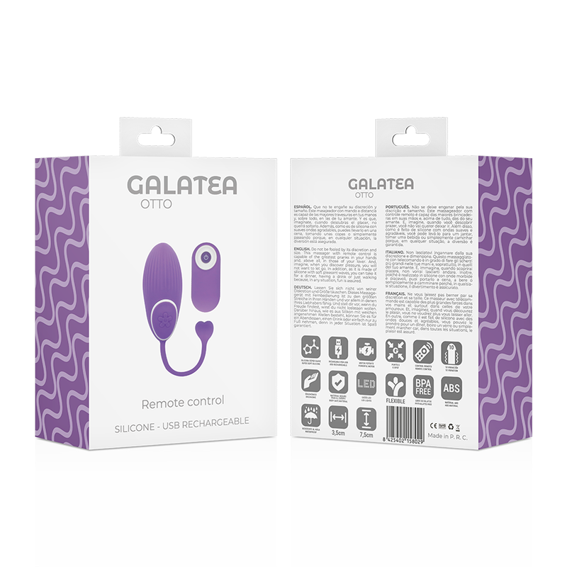 GALATEA - OTTO CLICK&PLAY COM CONTROLO REMOTO - Sex Shop Sexy