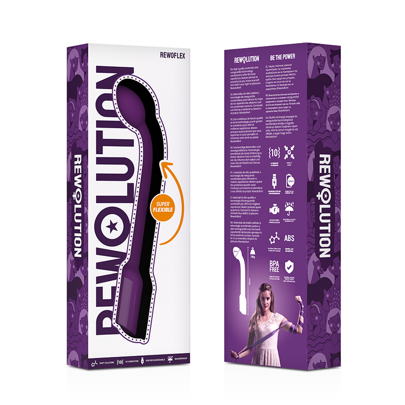 REWOLUTION - REWOFLEX VIBRADOR ESTIMULADOR PONTO G FLEXÍVEL