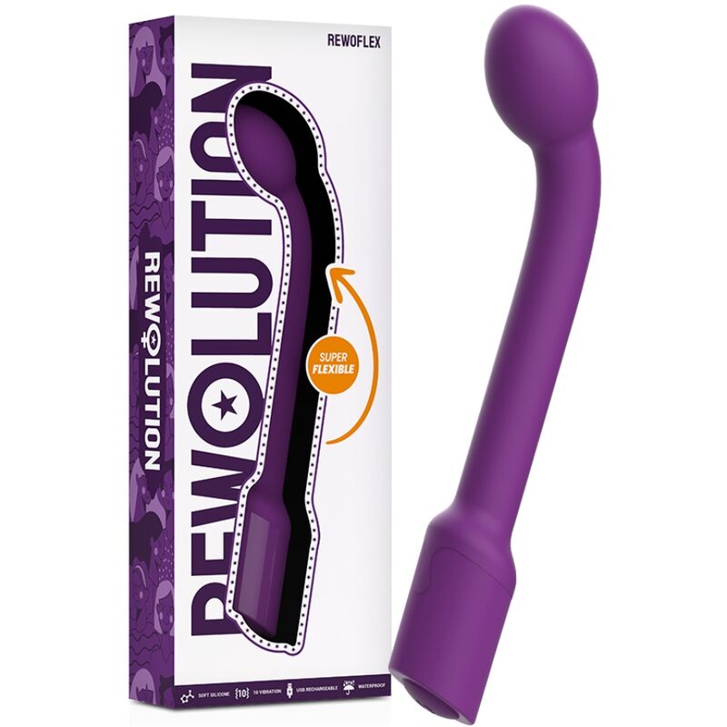 REWOLUTION - REWOFLEX VIBRADOR ESTIMULADOR PONTO G FLEXÍVEL