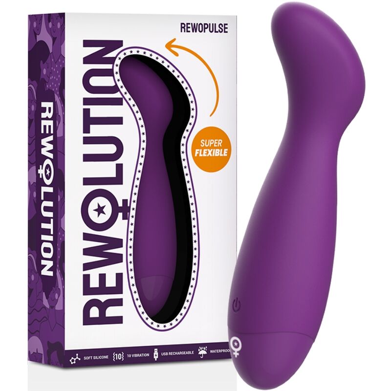 REWOLUTION - REWOPULSE VIBRADOR FLEXÍVEL ESTIMULADOR PONTO G