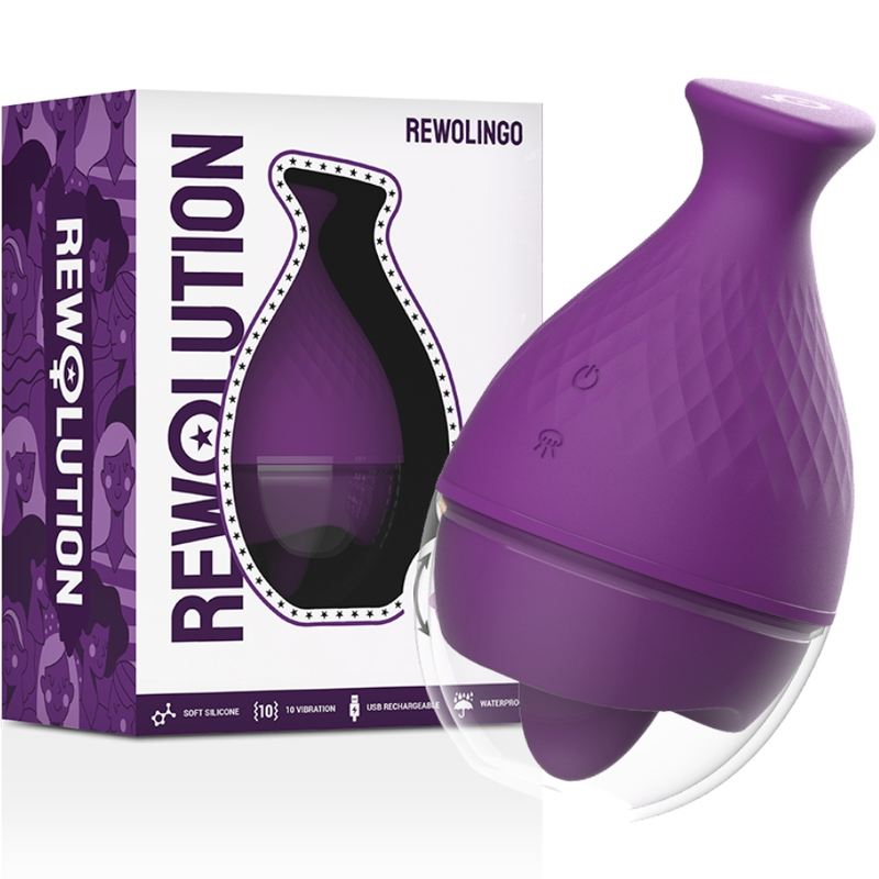 REWOLUTION - REWOLINGO VIBRADOR COM LÍNGUA