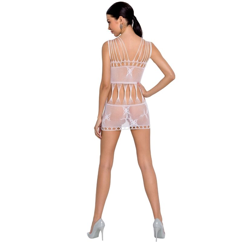 PASSION - WOMAN BS090 BODYSTOCKING BRANCO TAMANHO ÚNICO