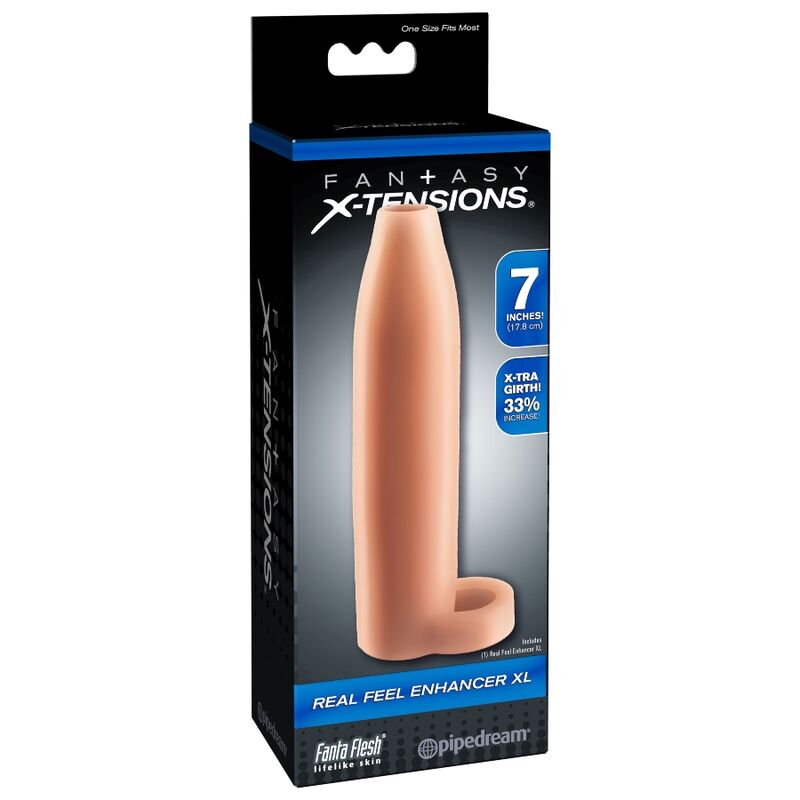 FANTASY X-TENSIONS - EXTENSÃO REAL FEEL XL PARA PÉNIS - Sex Shop Sexy