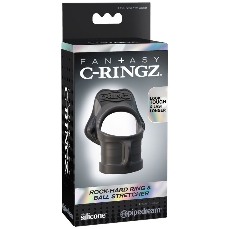 FANTASY C-RINGZ - ANEL ROCK HARD COM SUPORTE PARA TESTÍCULOS