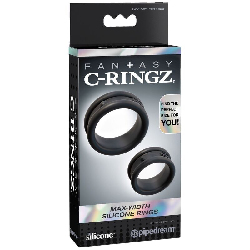 FANTASY C-RINGZ - CONJUNTO DE ANÉIS EM SILICONE MAX WIDTH