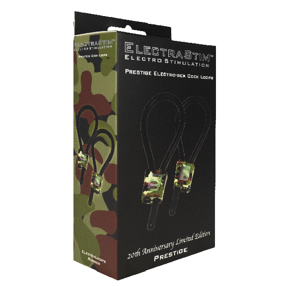 Electrastim - Anéis De Galo Ajustveis Prestige Electraloops Camuflagem