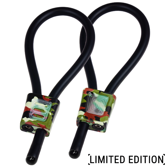 Electrastim - Anéis De Galo Ajustveis Prestige Electraloops Camuflagem