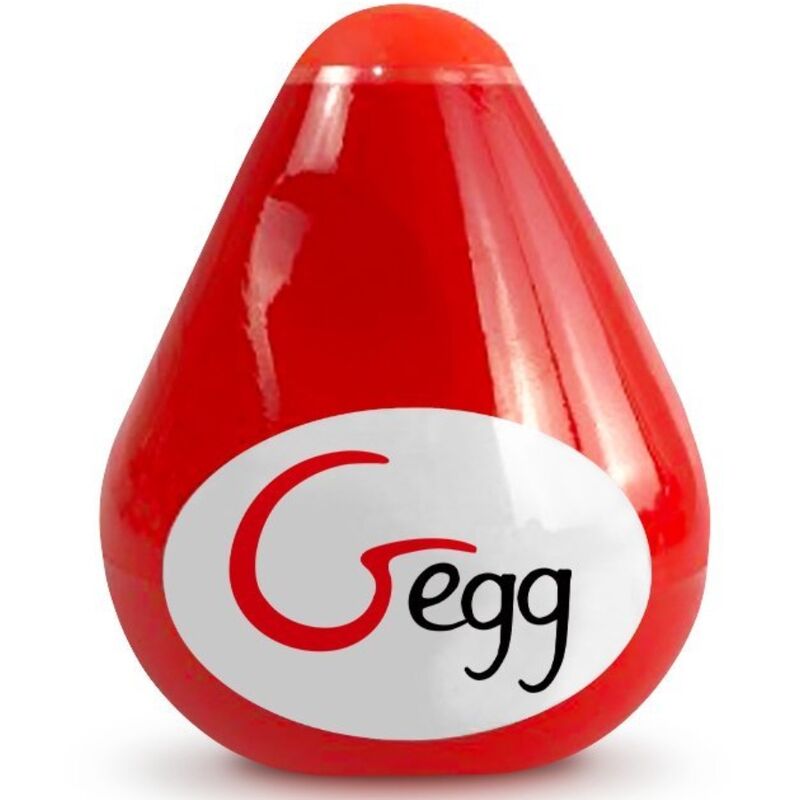 G-VIBE - HUEVO MASTURBADOR TEXTURADO REUTILIZÁVEL VERMELHO