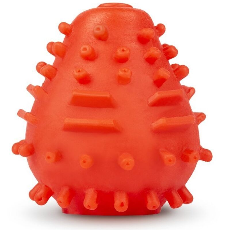 G-VIBE - HUEVO MASTURBADOR TEXTURADO REUTILIZÁVEL VERMELHO