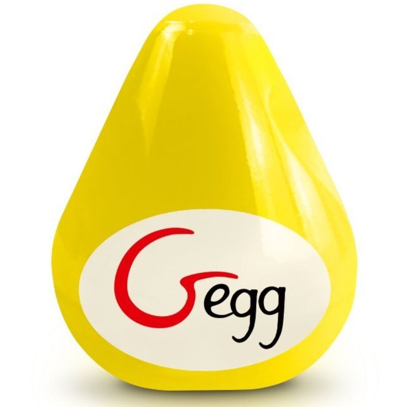 G-VIBE - HUEVO MASTURBADOR TEXTURADO REUTILIZÁVEL AMARELO