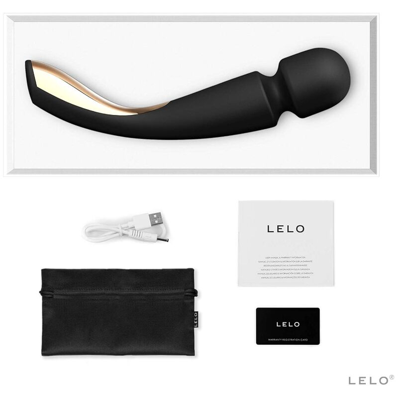 LELO - SMART WAND 2 MASSAJADOR MÉDIO PRETO