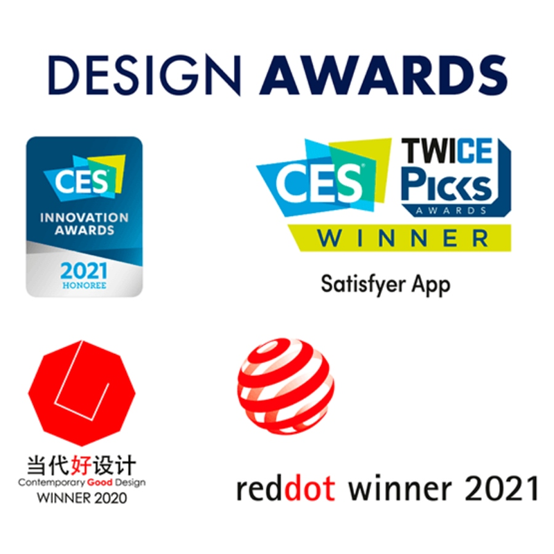 SATISFYER - DOUBLE FUN PARTNER PURPLE VIBRATOR