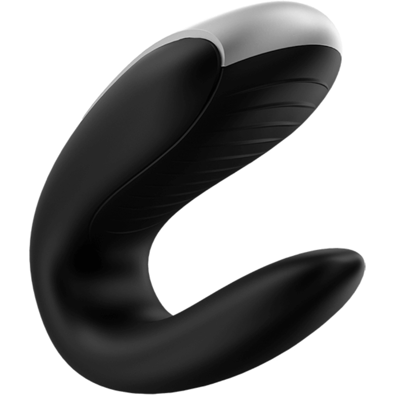 SATISFYER - DOUBLE FUN PARTNER VIBRADOR PRETO