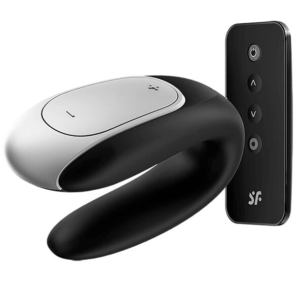 SATISFYER - DOUBLE FUN PARTNER VIBRADOR PRETO