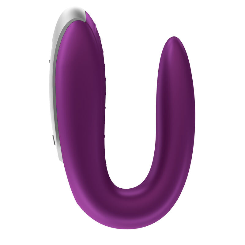 SATISFYER - DOUBLE FUN PARTNER PURPLE VIBRATOR