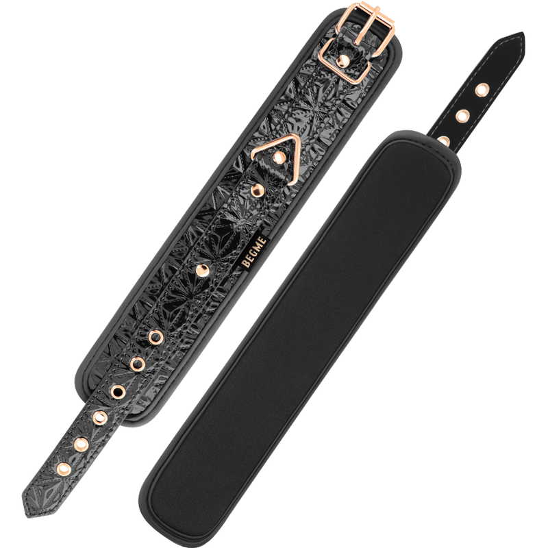BEGME - BLACK EDITION ALGEMAS PARA TORNOZELOS COM FORRO EM NEOPRENO