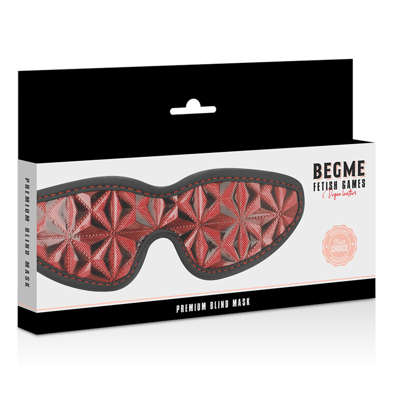 Begme - Mscara Cega Premium Red Edition Com Forro De Neoprene