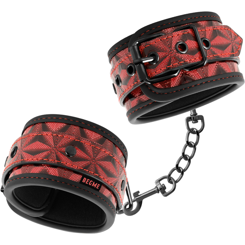 BEGME - RED EDITION ALGEMAS PARA MÃOS COM FORRO EM NEOPRENO