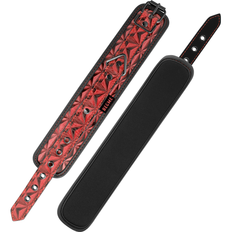 Begme - Punhos De Tornozelo Premium Red Edition Com Forro De Neoprene