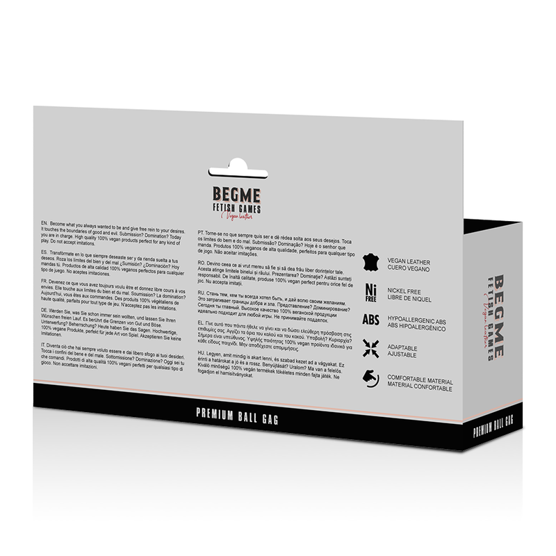 Begme - Red Edition Vegan Leather Jaw