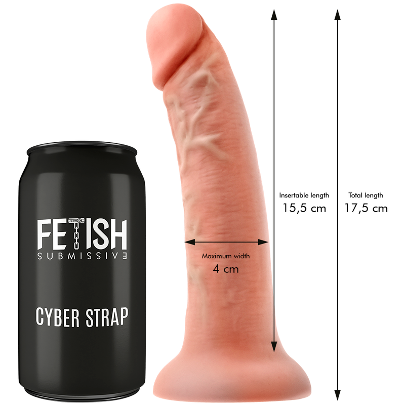 FETISH SUBMISSIVE CYBER STRAP - ARNÊS COM DILDO CONTROLO REMOTO TECNOLOGIA WATCHME S
