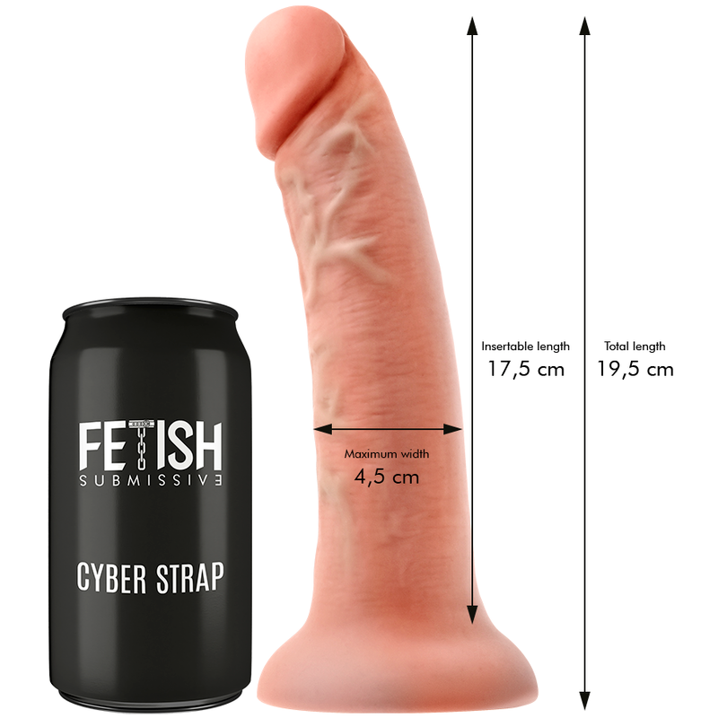 FETISH SUBMISSIVE CYBER STRAP - ARNÊS COM DILDO CONTROLO REMOTO TECNOLOGIA WATCHME M