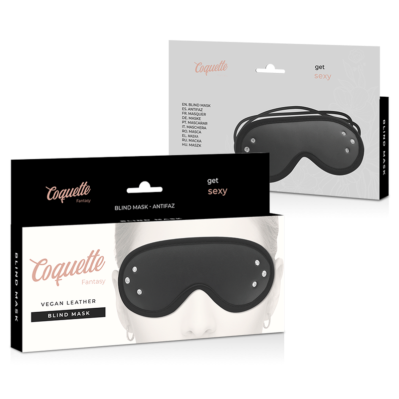 Coquette Chic Desire - Mscara De Couro Fantasy Vegan Com Forro De Neoprene