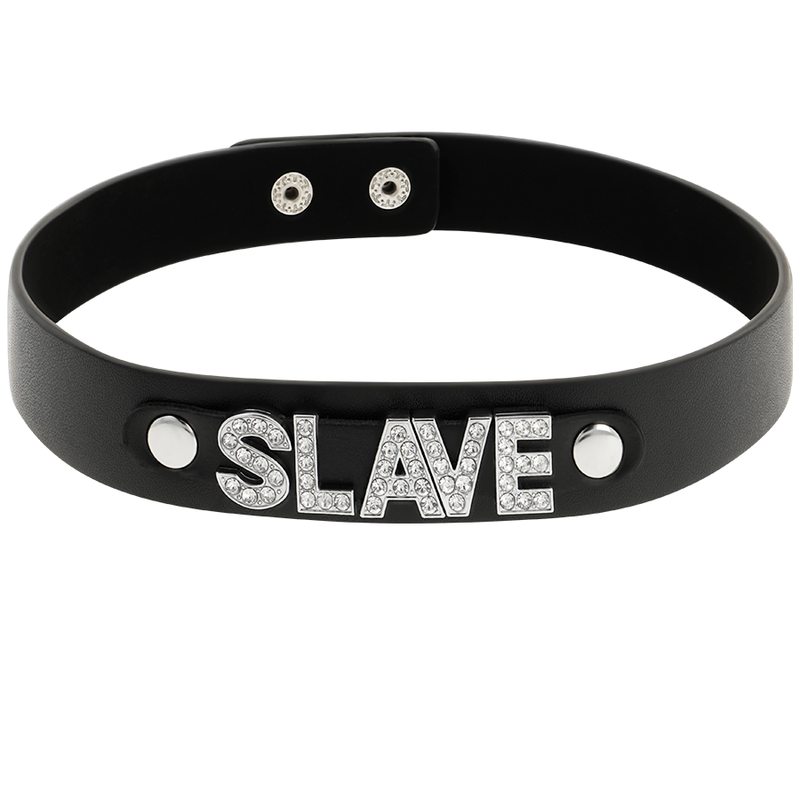 Coquette Chic Desire - Gargantilha De Couro Vegano Slave