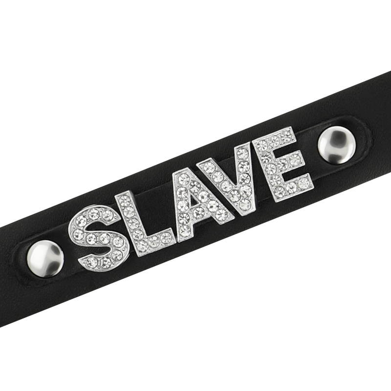 Coquette Chic Desire - Gargantilha De Couro Vegano Slave