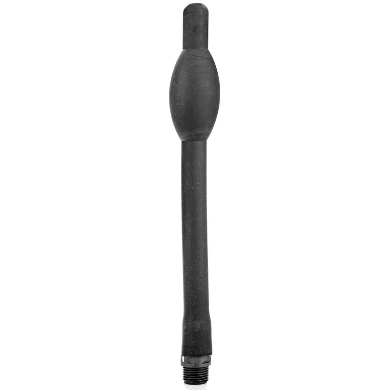 TODO NEGRO - DUCHA ANAL PLEGABLE DE SILICONA 27 CM