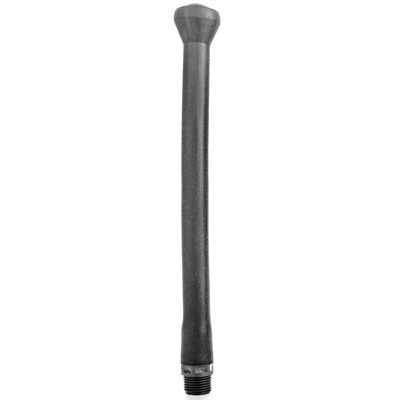 ALL BLACK - DUCHE ANAL EM SILICONE COM SISTEMA STOPPER 27 CM