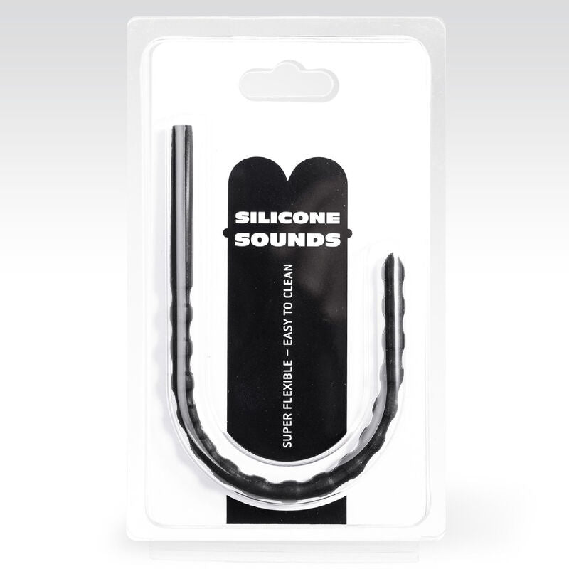 ALL BLACK – SONDA URETRAL EM SILICONE 8/10 MM