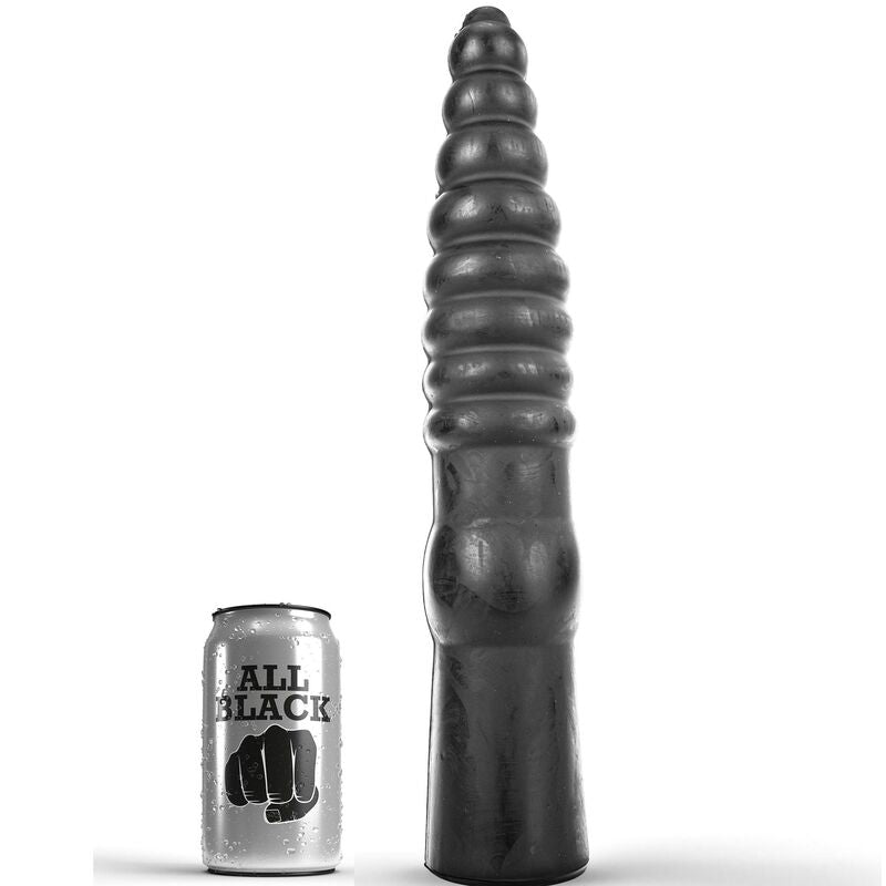 ALL BLACK - DILDO ANAL 33 CM