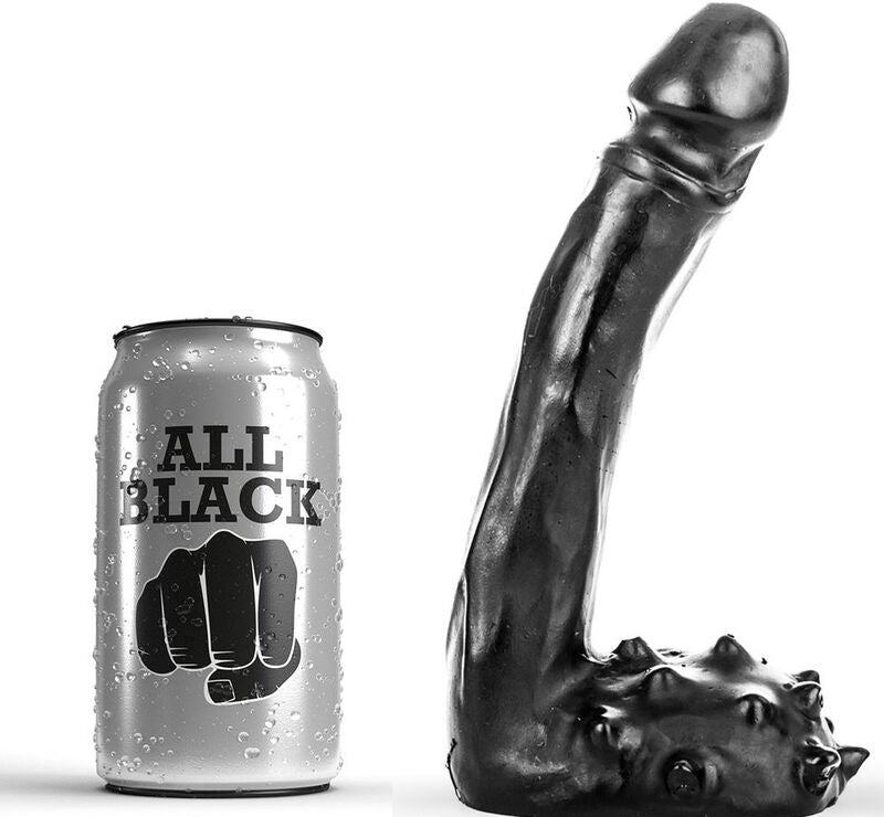 ALL BLACK - DILDO REALISTA 19 CM - Sex Shop Sexy