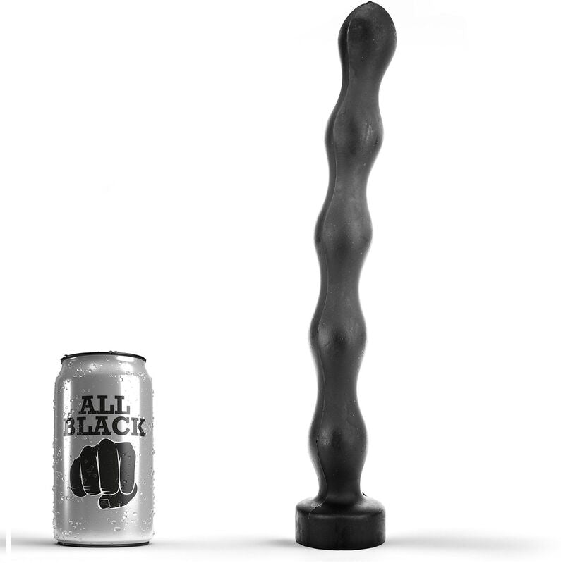 ALL BLACK - PLUG ANAL COM ESFERA 32 CM - Sex Shop Sexy