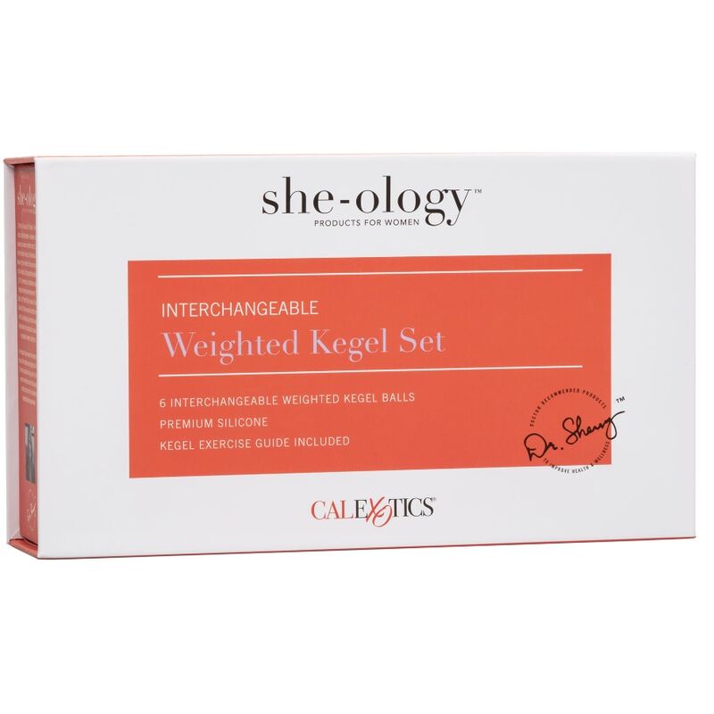 CALEXOTICS - SHE-OLOGY SET DE BOLAS KEGEL INTERCAMBIÁVEIS