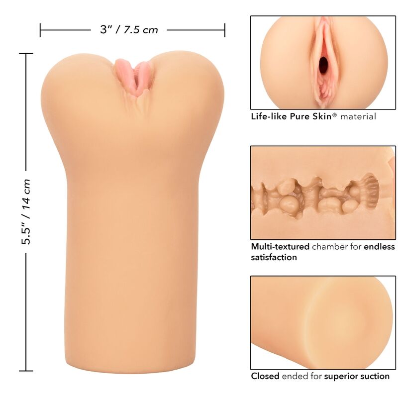 CALEXOTICS - BOUNDLESS VULVA MASTURBADOR TOM LIGHT