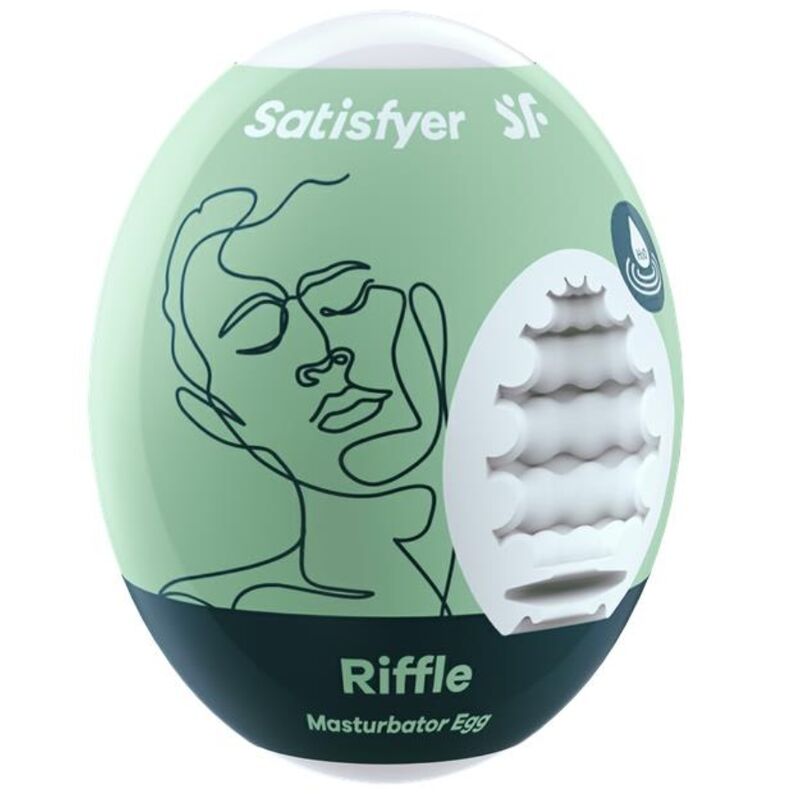 SATISFYER - RIFFLE HUEVO MASTURBADOR