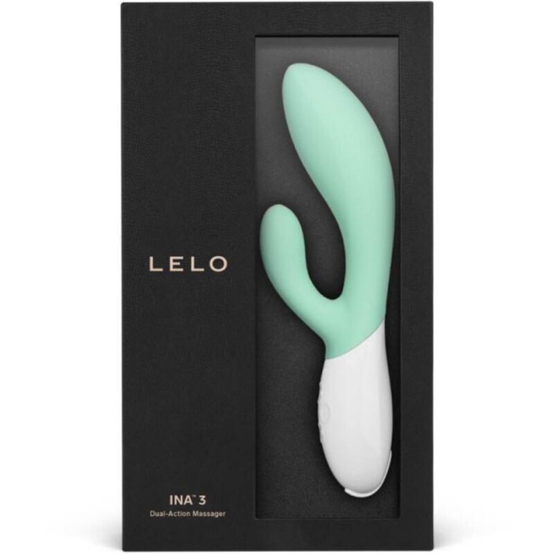 LELO - INA 3 VIBRADOR RABBIT DE LUXO VERDE ÁGUA