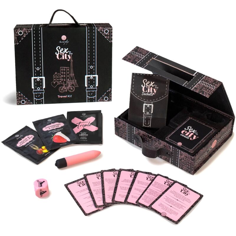 SECRETPLAY - SEX IN THE CITY KIT DE VIAGEM (ES/EN/DE/FR/NL/PT)