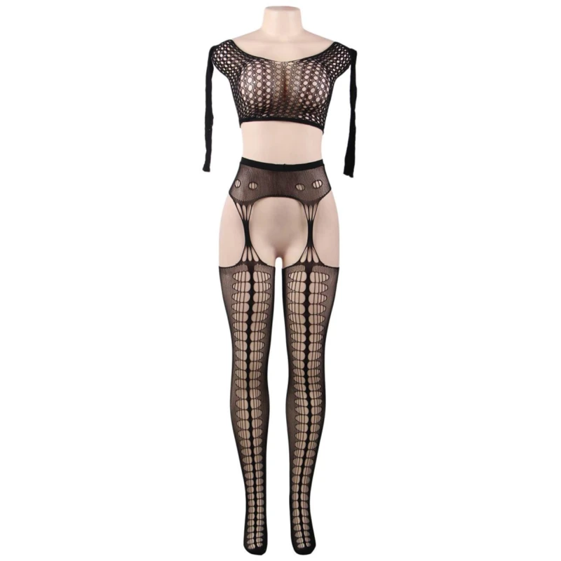 BODYSTOCKING TOP MANGA LONGA - Sex Shop Sexy