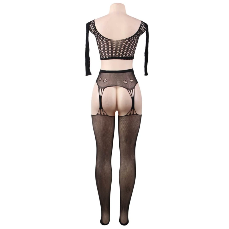 BODYSTOCKING TOP MANGA LONGA - Sex Shop Sexy
